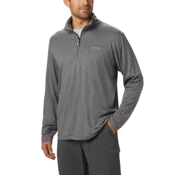 Columbia Muške Puloveri - PFG Slack Tide 1/4 Zip Crne | VEUN-45816